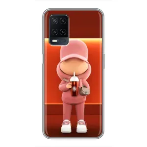 Крутые Чехлы Луи Виттон для OPPO A54 (AlphaPrint) (С Кофе)