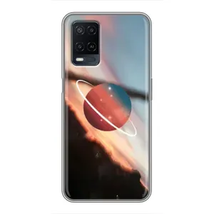 Космические Чехлы для Оппо А54 (VPrint) (Сатурн)
