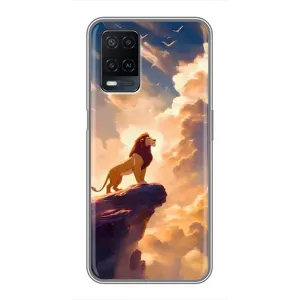 Чохол Король лев на OPPO A54 (Сімба на скелі)