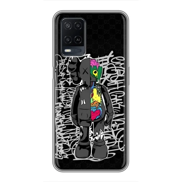 Чохол з принтом «Стиль Bearbrick» для OPPO A54