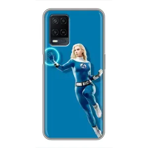 Чохол з принтом Фантастична четвірка для OPPO A54 (Сью Сторм політ)