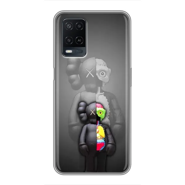 Чохол з принтом «Тіло Bearbrick» для OPPO A54