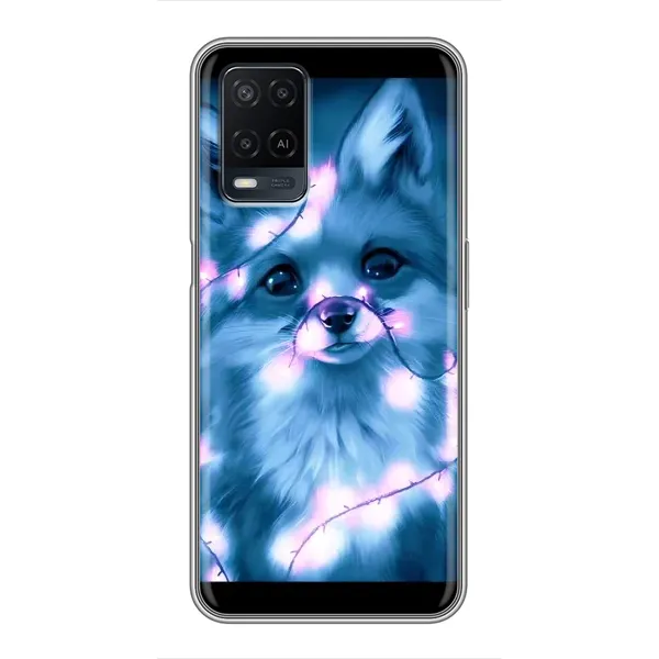 Чохол з принтом «Яскрава лисичка» для OPPO A54