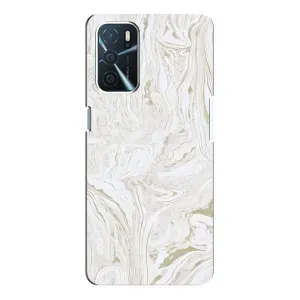 Мраморний чехол на Oppo a54s (VPrint) (Білий мрамор)