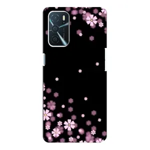 Чохол для OPPO a54s - з принтом (Дизайнерські) (AlphaPrint) (Квіти маленькі)
