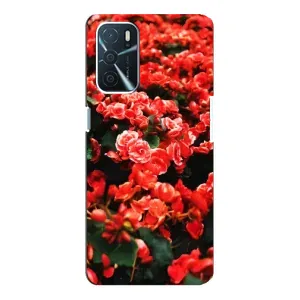Чохли з квітами для Oppo a54s (VPrint) (Квіти червоні)