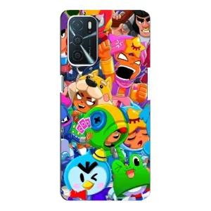 Чехлы Brawl Stars для Oppo a54s (AlphaPrint) (Герої Бравл Старс)
