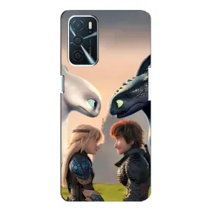 Чохол як приборкати дракона на Oppo a54s (Гикавка і Астрід)