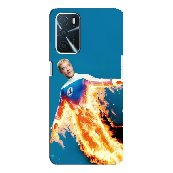 Чохол з принтом «Людина-факел у вогні» для OPPO A54s Чохол з принтом «Людина-факел у вогні» для OPPO A54s