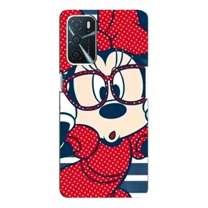 Міккі Маус чохол для Oppo a54s (AlphaPrint - Мультяшні) (Маус в окулярах)