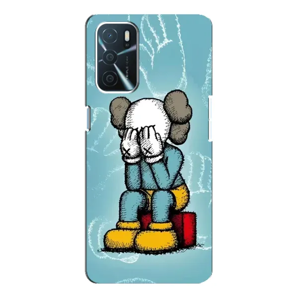 Чехол с принтом «Плач Bearbrick» для OPPO A54s