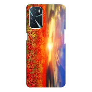 Чохол з картинкою (Стильні) OPPO a54s - (AlphaPrint) (Поле тюльпанів)