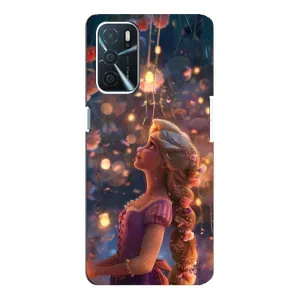 Чохол Рапунцель для Oppo a54s (Рапунцель ліхтарики)
