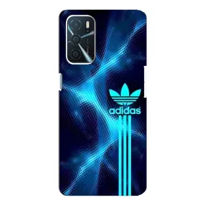Чохли Адидас для Oppo a54s (AlphaPrint) (Синій Адідас)