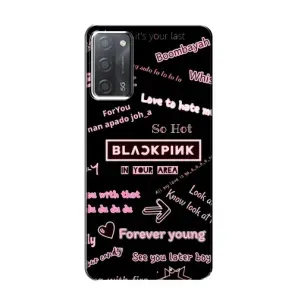 Чехол с музыкальной группой для OPPO A55 (BLACKPINK)