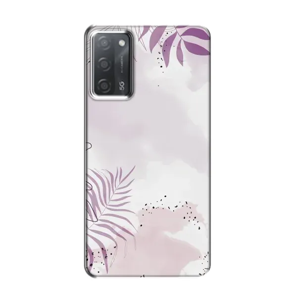 Чехол с принтом «Фиолетовые листья» для OPPO A55 Чехол с принтом «Фиолетовые листья» для OPPO A55