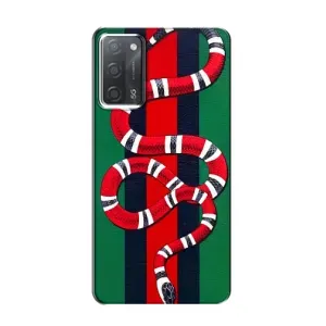 Чехлы ГУЧЧИ для Оппо А55 (AlphaPrint) (Gucci змия)
