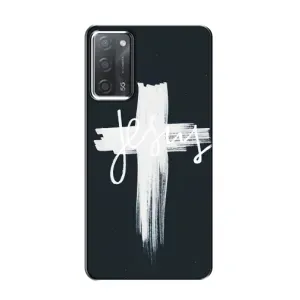 Чехол для OPPO A55 (AlphaPrint) - (Христианские) (Иисус)
