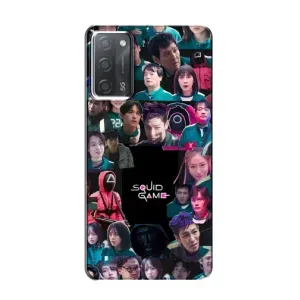 Чохол Гра в кальмара для OPPO A55 (Колаж Гра кальмара)