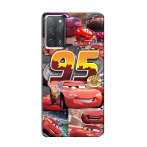 Силіконовий чохол Маквін для OPPO A55 (Колаж Блискавка Маквін)