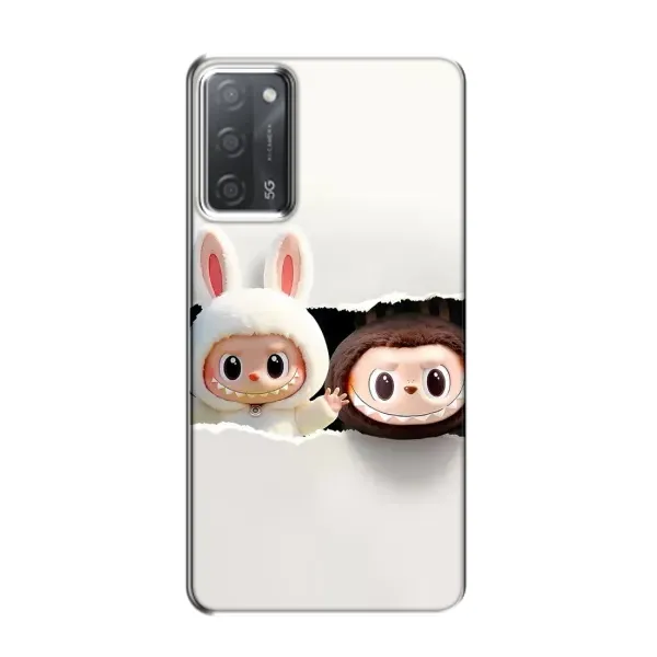 Чехол с принтом «Лабубу» для OPPO A55