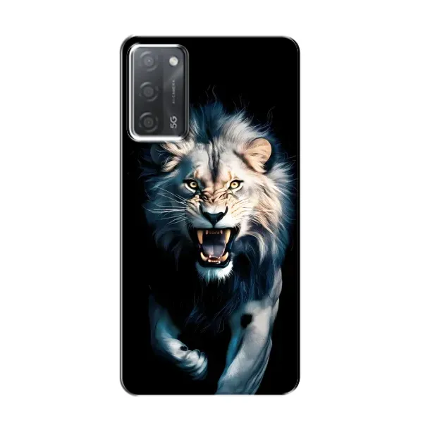 Чехол с принтом «Лев в темноте» для OPPO A55
