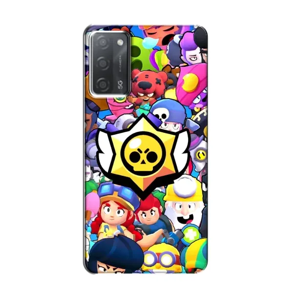 Чохол з принтом «Лого Brawl Stars» для OPPO A55