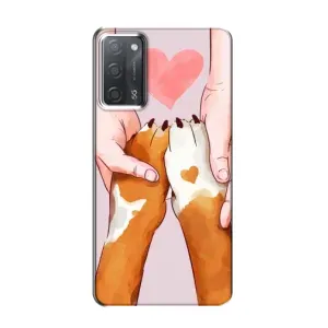 Чехлы с собаками для OPPO A55 (VPrint) (Любовь к собакам)