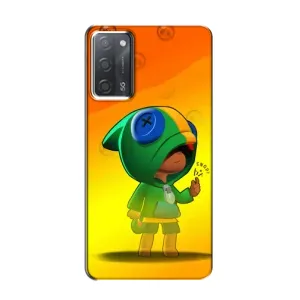 Чехол для OPPO A55 Бравл Старс (VPrint) (Хлопчик Леон)