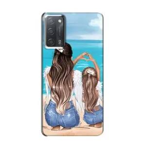 Чехол с печатью для OPPO A55 - (Мама с ребенком) (AlphaPrint)