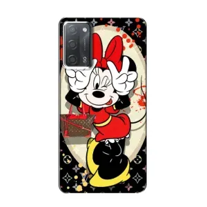 Чехол Disney Mouse OPPO A55 (PREMIUMPrint) (Минни peace)