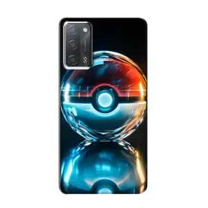 Чехол с Пикачу на OPPO A55 (Мяч Пикачу)