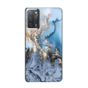 Мраморный чехол на OPPO A55 (VPrint) (Нежный мрамор)