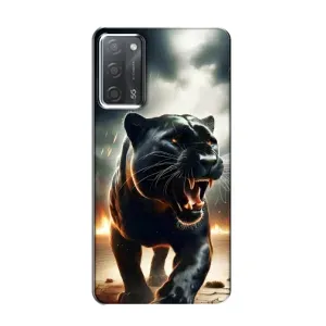 Чехол с картинкой «Хищники» для OPPO A55 (Черная пантера)