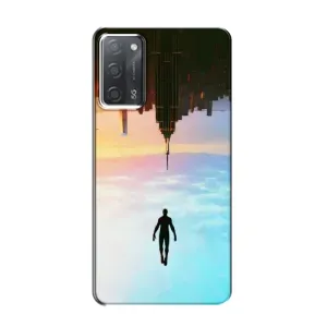 Чохол з людиною павуком для OPPO A55 - (AlphaPrint) (Людина павук)