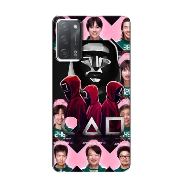 Чохол з принтом «Учасники Гра кальмара» для OPPO A55