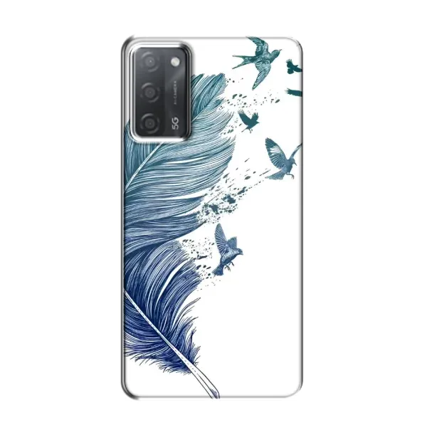 Чехол с принтом «Перышко» для OPPO A55