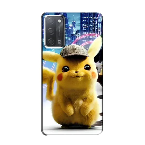 Чехол с принтом «Пикачу в городе» для OPPO A55
