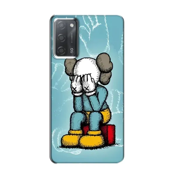 Чехол с принтом «Плач Bearbrick» для OPPO A55