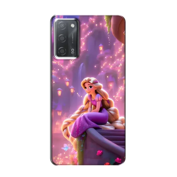 Чохол з принтом «Рапунцель у замку» для OPPO A55
