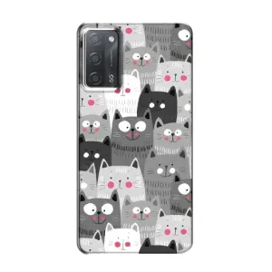 Чехлы с Котиками для OPPO A55 (VPrint) (Рисованные котики)