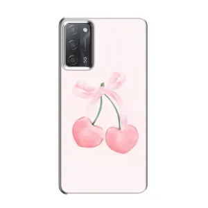 Чохол з розовим принтом для OPPO A55 (Рожеві вишні)