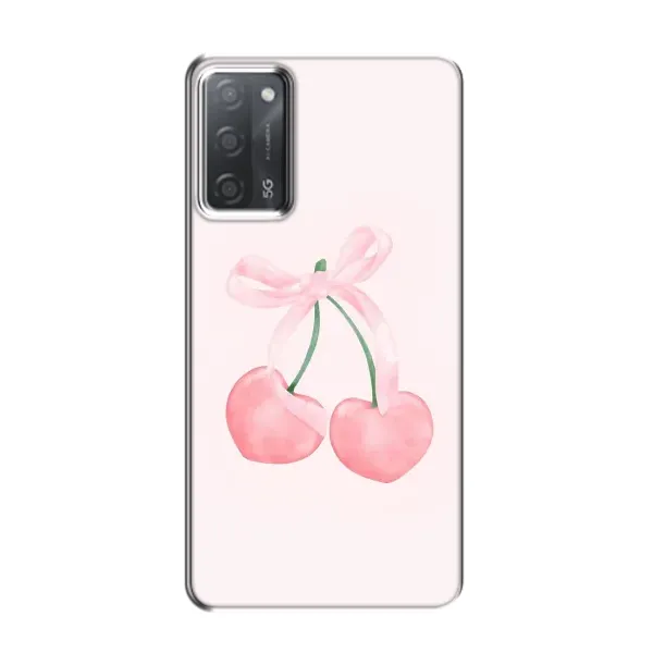 Чехол с принтом «Розовые вишни» для OPPO A55