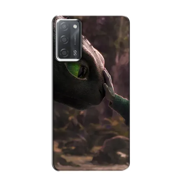 Чехол с принтом «Сцена с драконом» для OPPO A55