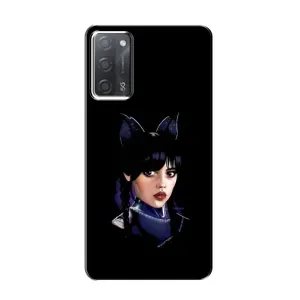 Чохли Венсдей на OPPO A55 Уенсдей (AlphaPrint) (серйозна Венздей)