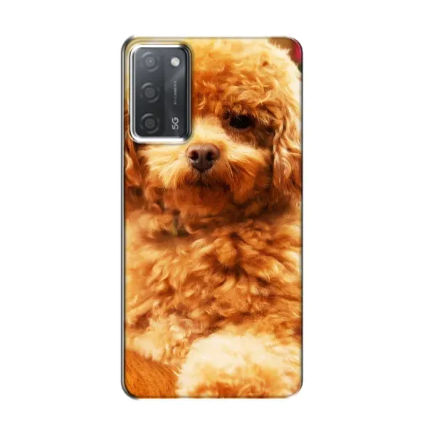 Чехол с принтом «Щенок Бишон» для OPPO A55