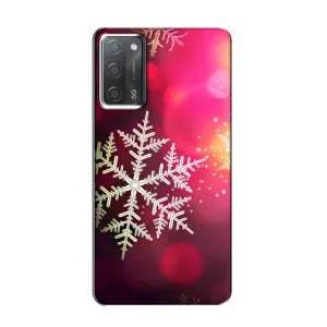 Новогодние Чехлы для Оппо А55 (VPrint) (Снежинка)