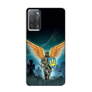 Чехлы с картинкой ЗСУ для OPPO A55 (AlphaPrint) (Солдат ЗСУ)