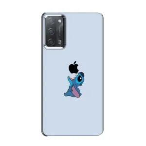 Чохол з принтом Стіч на OPPO A55 (Stitch apple)