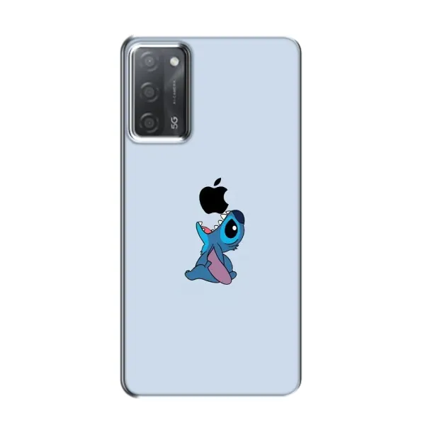 Чохол з принтом «Stitch apple» для OPPO A55